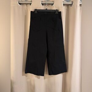 Counterparts Women's Black Cropped Wide Leg Pants
